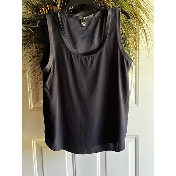 LAFAYETTE 148 New York Perla Luxe Reversible 100% Silk Charmeuse Blouse/… - Picture 6 of 14